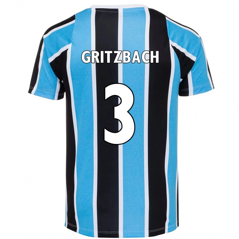 Danxen Homem Camisola Fernanda Gritzbach #3 Azul Preto Branco Principal 2025/26 Camisa