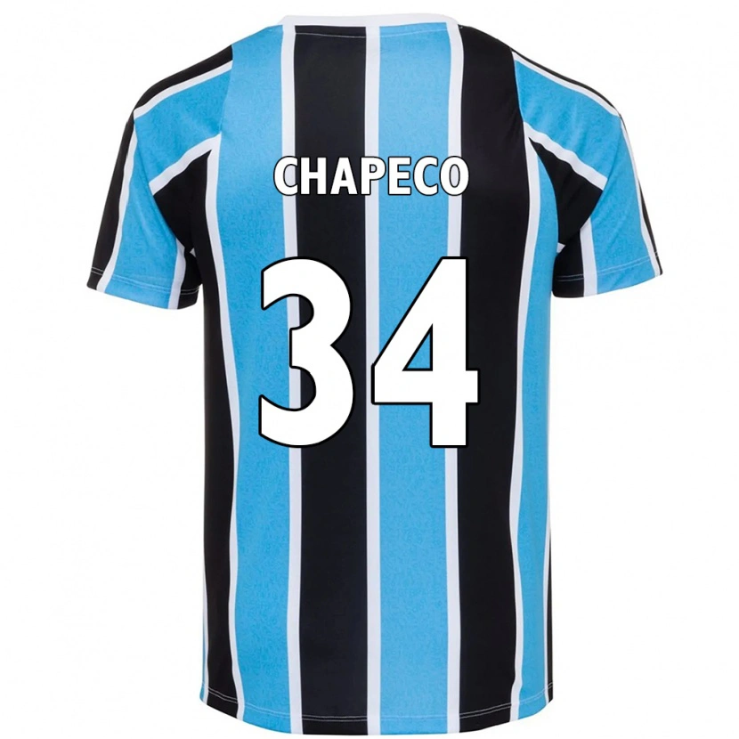 Danxen Homem Camisola Gabriel Chapeco #34 Azul Preto Branco Principal 2025/26 Camisa