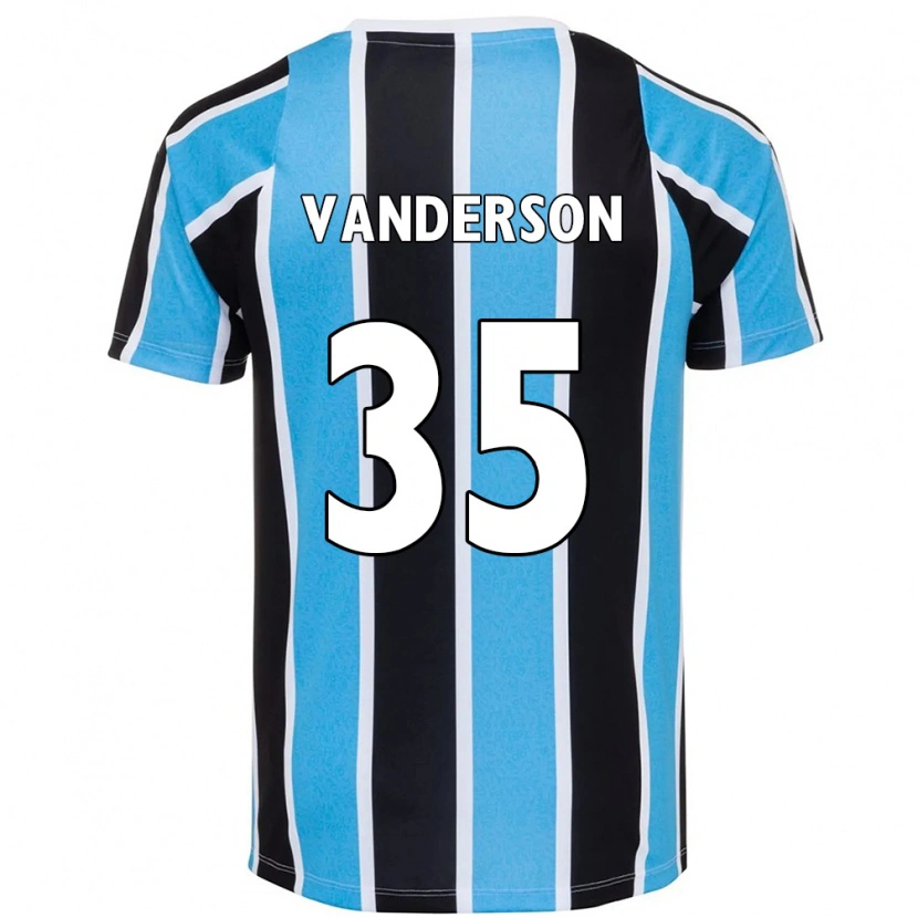 Danxen Homem Camisola Vanderson #35 Azul Preto Branco Principal 2025/26 Camisa