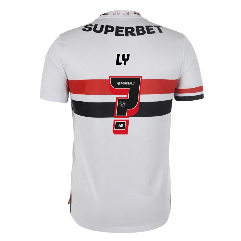 Danxen Homem Camisola Iba Ly #0 Vermelho Preto Branco Principal 2025/26 Camisa