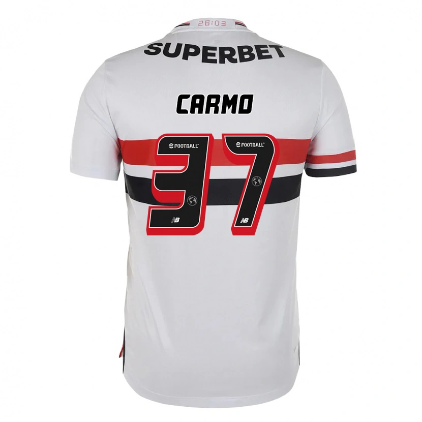 Danxen Homem Camisola Henrique Carmo #37 Vermelho Preto Branco Principal 2025/26 Camisa