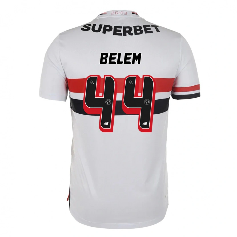 Danxen Homem Camisola Matheus Belém #44 Vermelho Preto Branco Principal 2025/26 Camisa