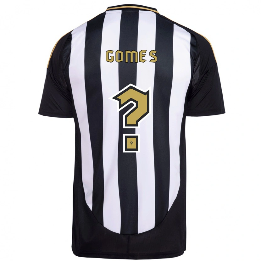 Danxen Homem Camisola Fábio Gomes #0 Branco Preto Principal 2025/26 Camisa