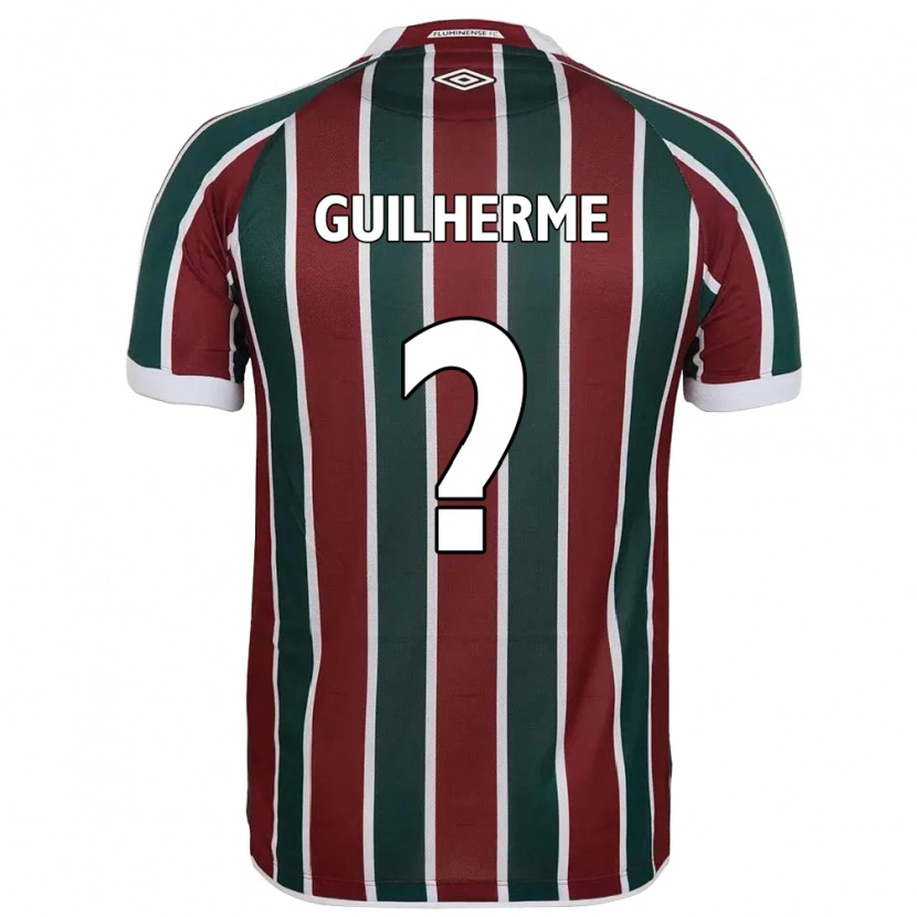 Danxen Homem Camisola Luiz Guilherme #0 Verde Bordô Branco Principal 2025/26 Camisa