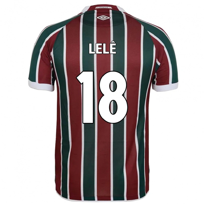 Danxen Homem Camisola Lelê #18 Verde Bordô Branco Principal 2025/26 Camisa