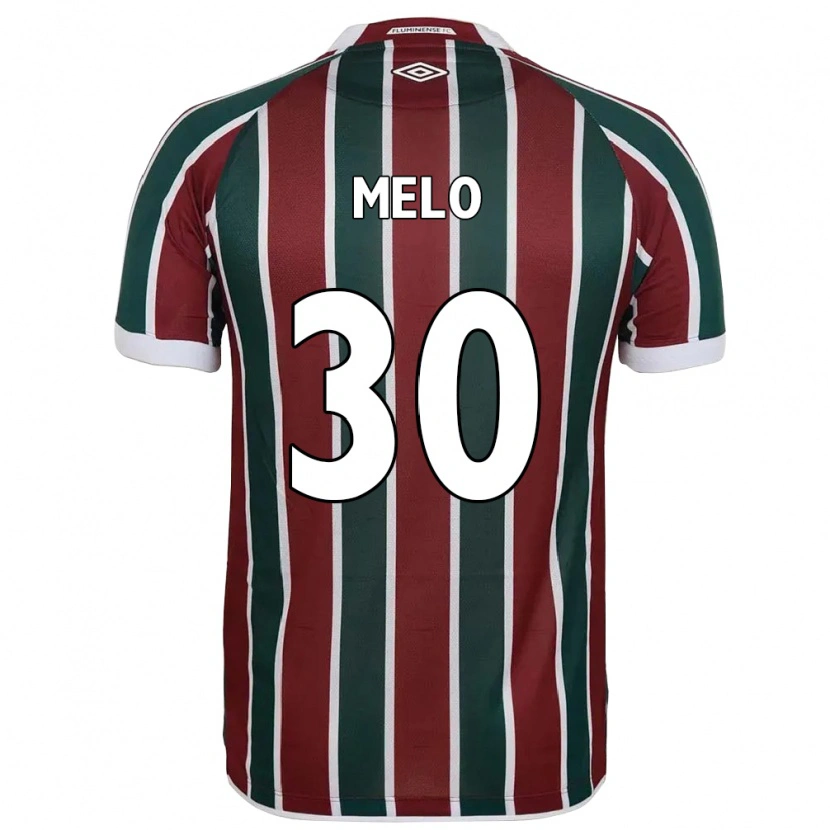 Danxen Homem Camisola Felipe Melo #30 Verde Bordô Branco Principal 2025/26 Camisa