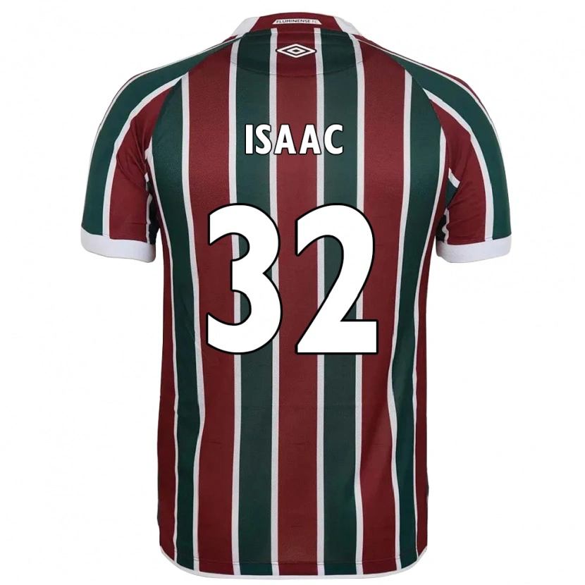 Danxen Homem Camisola Isaac #32 Verde Bordô Branco Principal 2025/26 Camisa