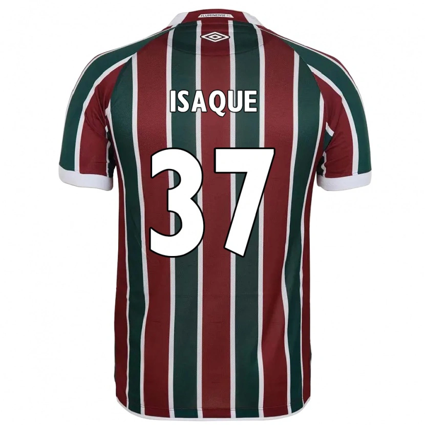 Danxen Homem Camisola Isaque #37 Verde Bordô Branco Principal 2025/26 Camisa