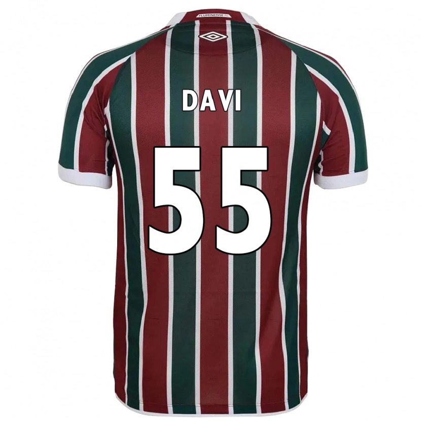 Danxen Homem Camisola Wallace Davi #55 Verde Bordô Branco Principal 2025/26 Camisa