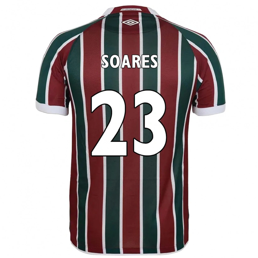 Danxen Homem Camisola Dani Soares #23 Verde Bordô Branco Principal 2025/26 Camisa