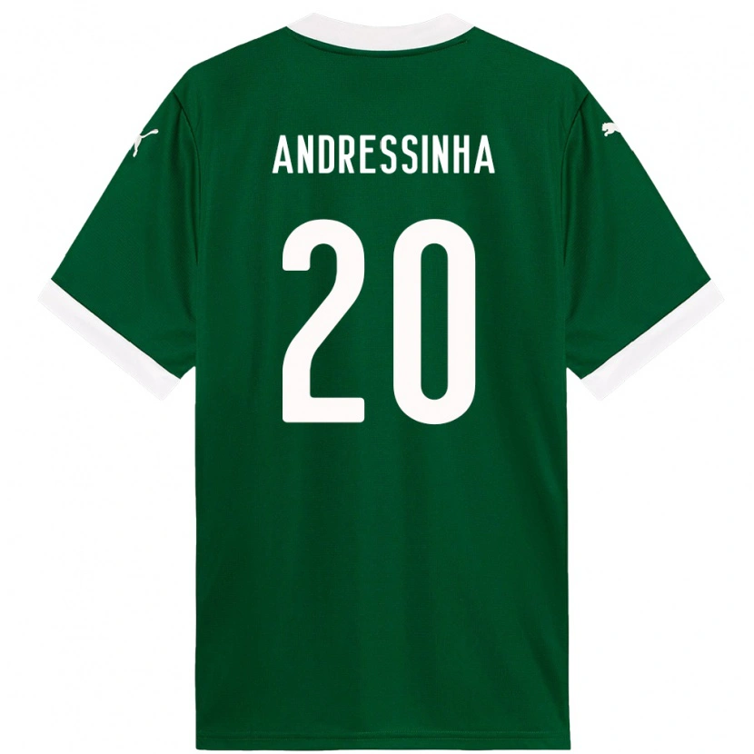 Danxen Homem Camisola Andressinha #20 Verde Branco Principal 2025/26 Camisa
