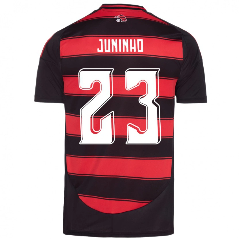 Danxen Homem Camisola Juninho #23 Vermelho Preto Principal 2025/26 Camisa