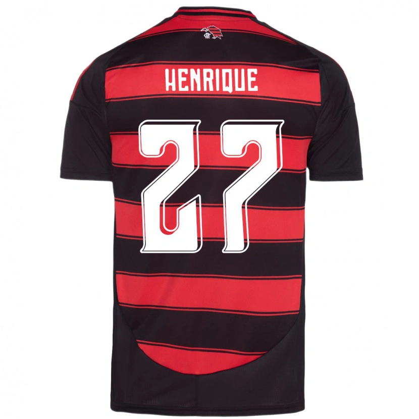 Danxen Homem Camisola Bruno Henrique #27 Vermelho Preto Principal 2025/26 Camisa