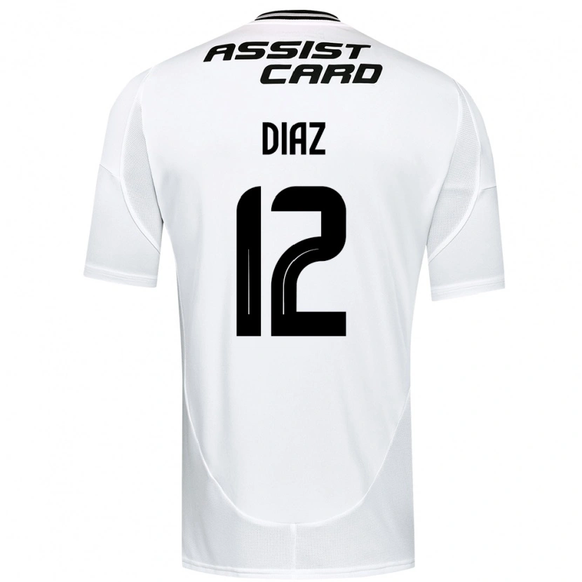 Danxen Homem Camisola Javiera Díaz #12 Preto Branco Amarelo Principal 2025/26 Camisa