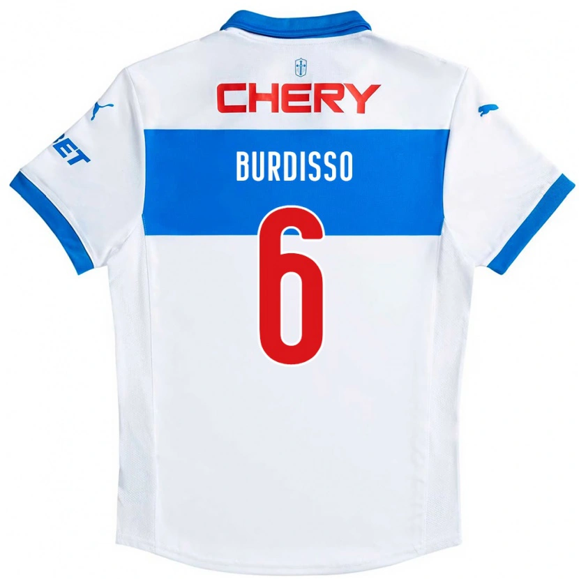 Danxen Homem Camisola Guillermo Burdisso #6 Preto Azul Principal 2025/26 Camisa