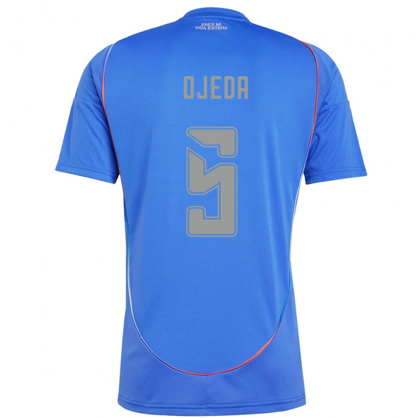 Danxen Homem Camisola Emmanuel Ojeda #5 Azul Celeste Principal 2025/26 Camisa