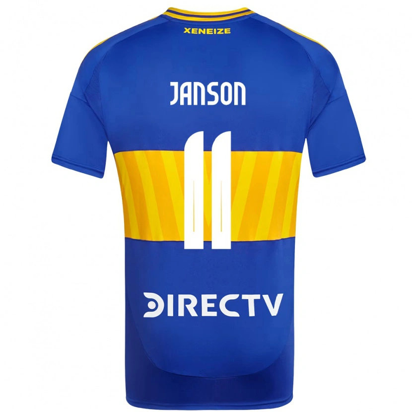 Danxen Homem Camisola Lucas Janson #11 Azul Royal Amarelo Principal 2025/26 Camisa
