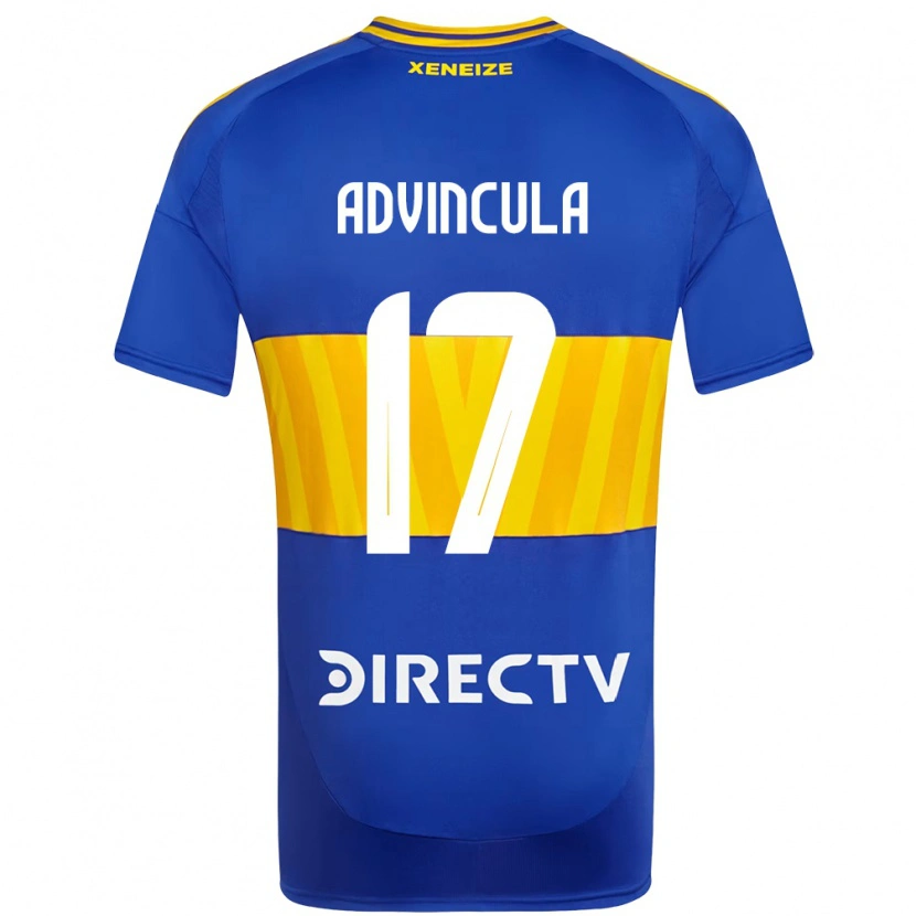 Danxen Homem Camisola Luis Advíncula #17 Azul Royal Amarelo Principal 2025/26 Camisa