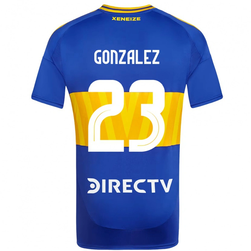 Danxen Homem Camisola Diego Gonzalez #23 Azul Royal Amarelo Principal 2025/26 Camisa