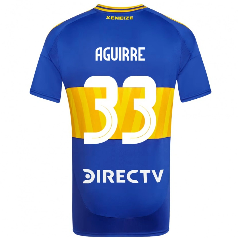 Danxen Homem Camisola Brian Aguirre #33 Azul Royal Amarelo Principal 2025/26 Camisa