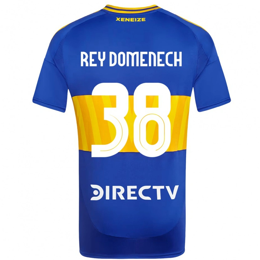 Danxen Homem Camisola Camilo Rey Domenech #38 Azul Royal Amarelo Principal 2025/26 Camisa