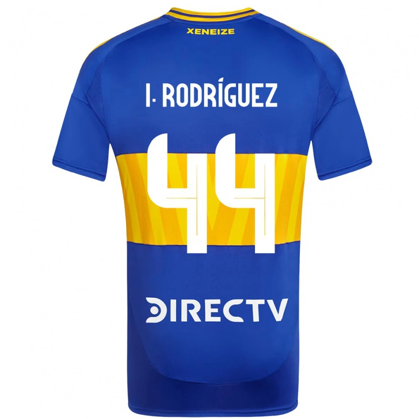 Danxen Homem Camisola Ignacio Rodríguez #44 Azul Royal Amarelo Principal 2025/26 Camisa