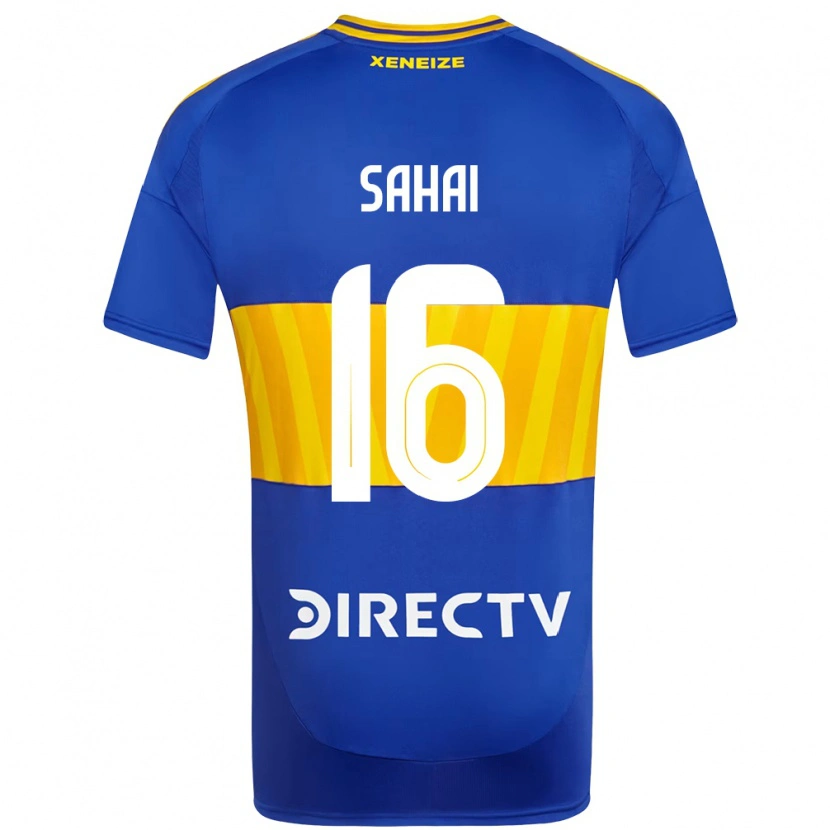 Danxen Homem Camisola Veer Sahai #16 Azul Royal Amarelo Principal 2025/26 Camisa