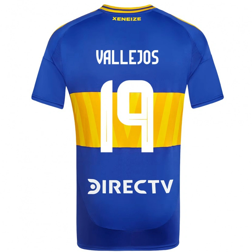 Danxen Homem Camisola Fabiana Vallejos #19 Azul Royal Amarelo Principal 2025/26 Camisa