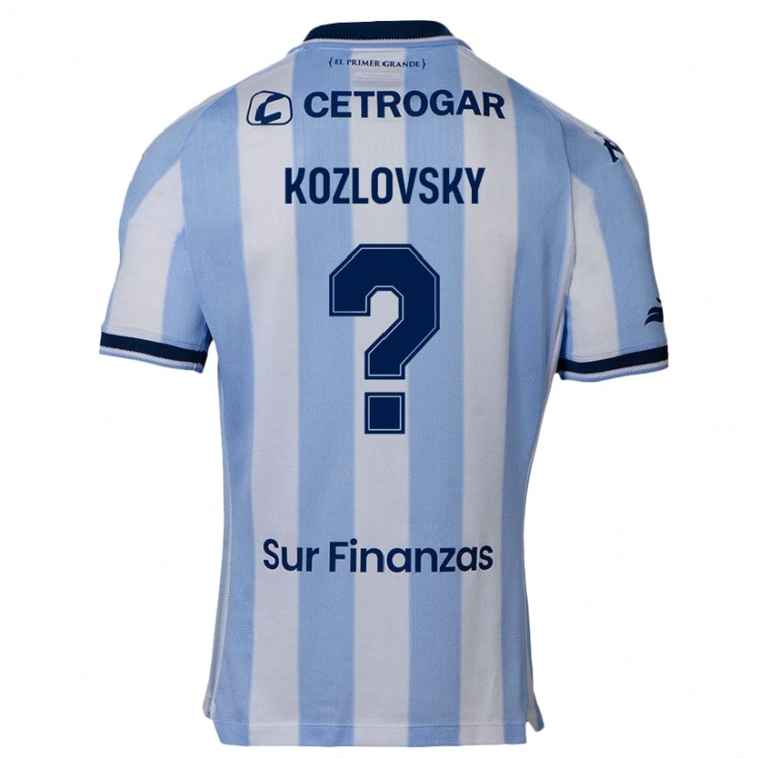 Danxen Homem Camisola Nicolás Kozlovsky #0 Azul Celeste Principal 2025/26 Camisa