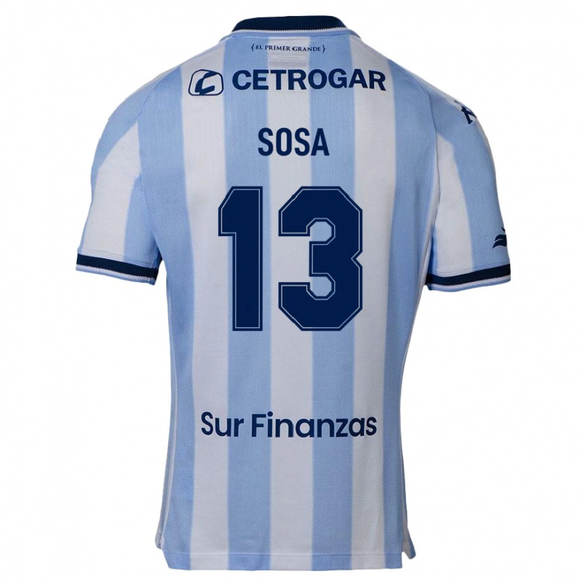 Danxen Homem Camisola Santiago Sosa #13 Azul Celeste Principal 2025/26 Camisa