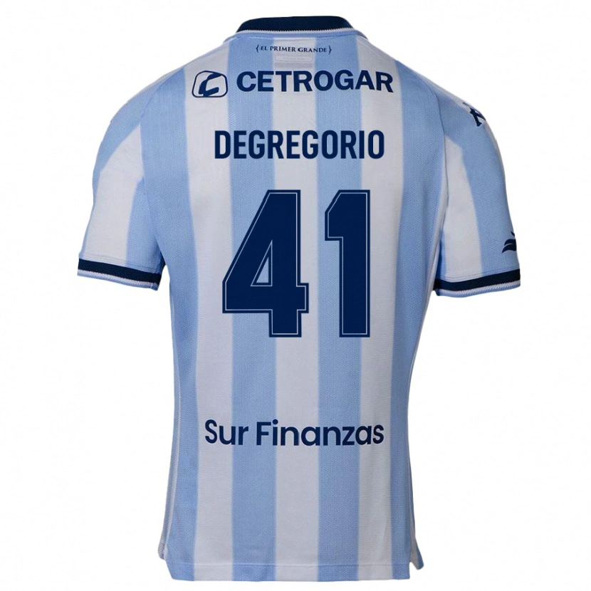 Danxen Homem Camisola Ramiro Degregorio #41 Azul Celeste Principal 2025/26 Camisa