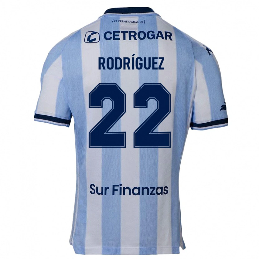 Danxen Homem Camisola Serena Rodríguez #22 Azul Celeste Principal 2025/26 Camisa