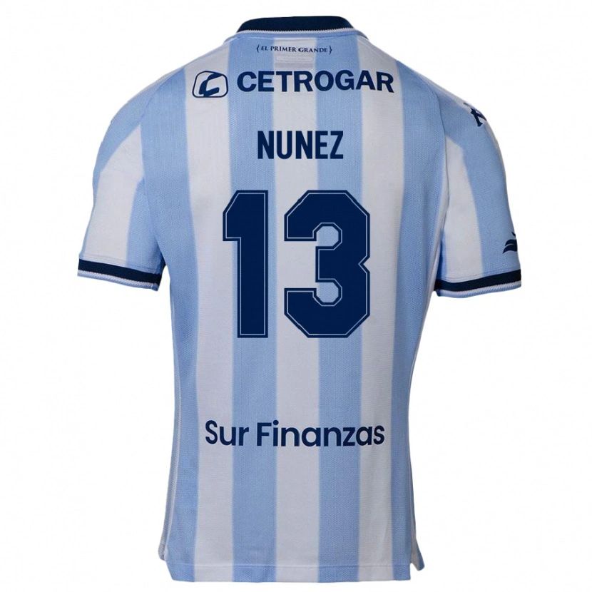 Danxen Homem Camisola Matias Nunez #13 Azul Celeste Principal 2025/26 Camisa