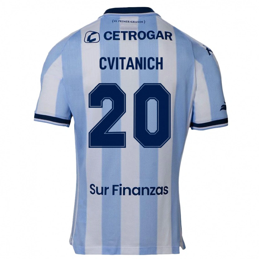 Danxen Homem Camisola Dario Cvitanich #20 Azul Celeste Principal 2025/26 Camisa
