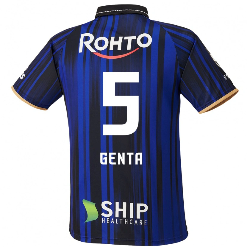 Danxen Homem Camisola Genta Miura #5 Azul Branco Preto Principal 2025/26 Camisa