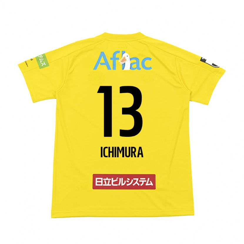 Danxen Homem Camisola Ken Ichimura #13 Preto Amarelo Principal 2025/26 Camisa