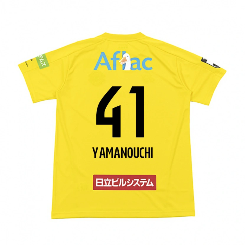 Danxen Homem Camisola Yusei Yamanouchi #41 Preto Amarelo Principal 2025/26 Camisa