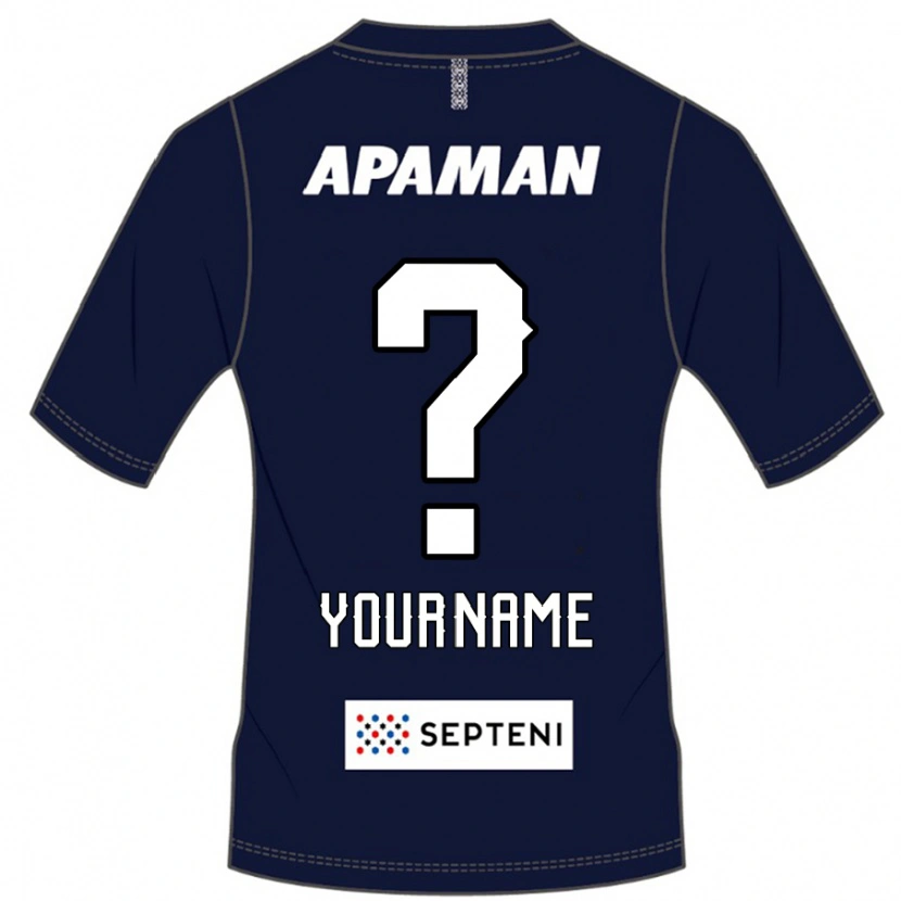 Danxen Homem Camisola Seu Nome #0 Azul Royal Branco Principal 2025/26 Camisa