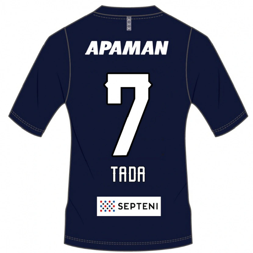 Danxen Homem Camisola Koya Tada #7 Azul Royal Branco Principal 2025/26 Camisa