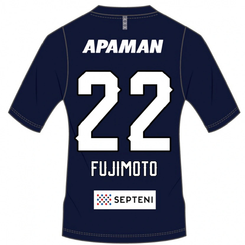 Danxen Homem Camisola Kazuki Fujimoto #22 Azul Royal Branco Principal 2025/26 Camisa