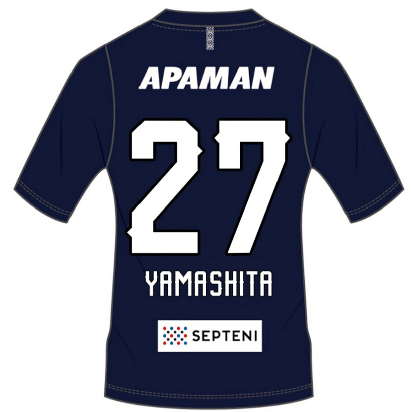 Danxen Homem Camisola Sotaro Yamashita #27 Azul Royal Branco Principal 2025/26 Camisa