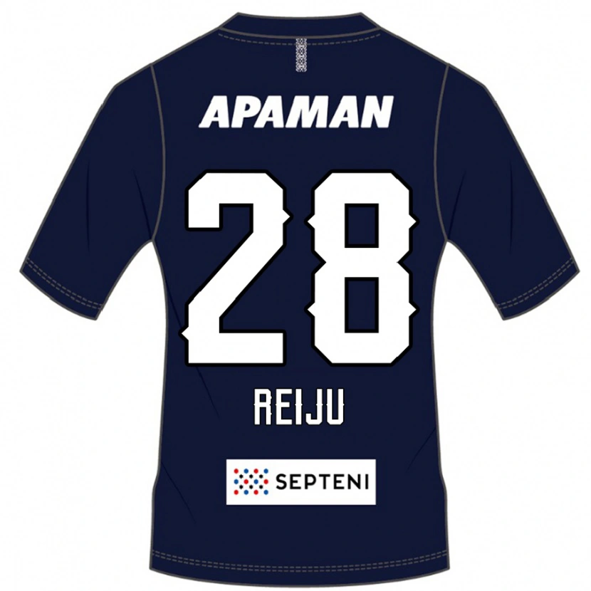 Danxen Homem Camisola Reiju Tsuruno #28 Azul Royal Branco Principal 2025/26 Camisa