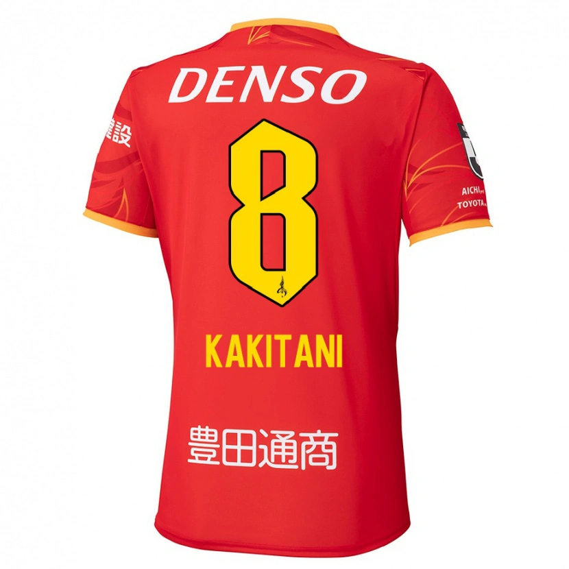 Danxen Homem Camisola Yoichiro Kakitani #8 Vermelho Amarelo Principal 2025/26 Camisa