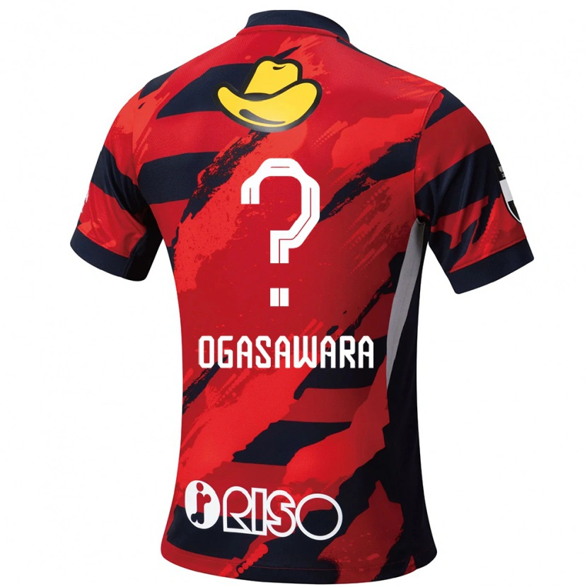 Danxen Homem Camisola Hiro Ogasawara #0 Vermelho Preto Principal 2025/26 Camisa