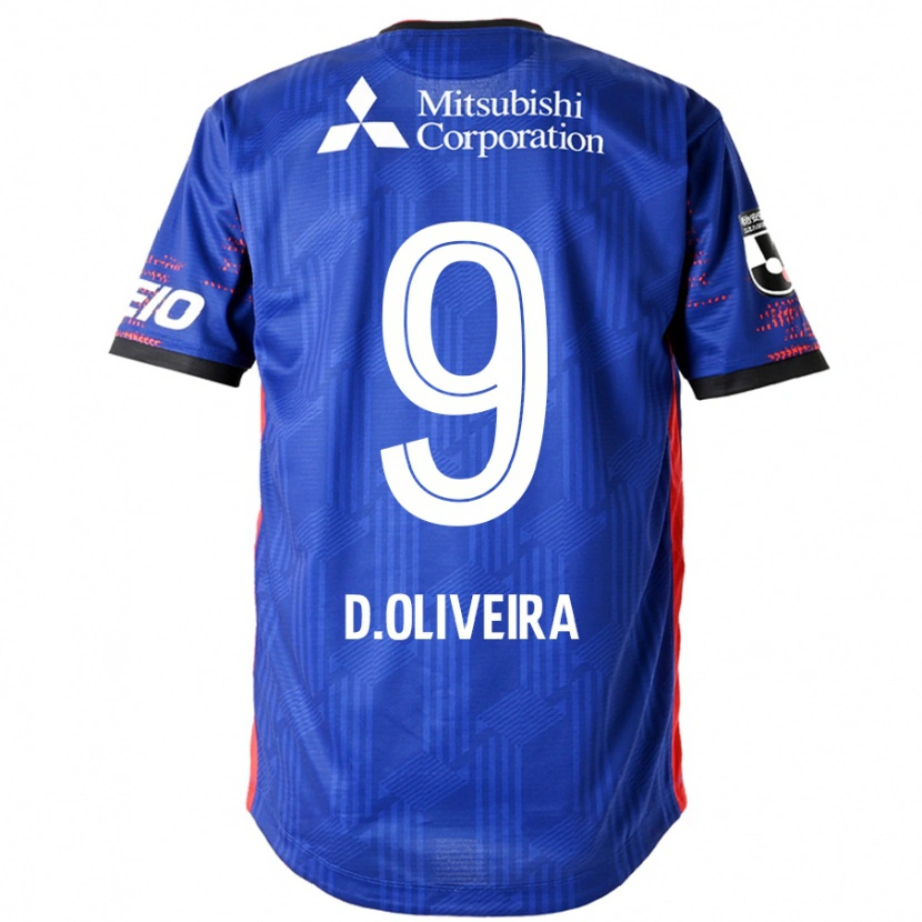 Danxen Homem Camisola Diego Oliveira #9 Azul Royal Branco Principal 2025/26 Camisa
