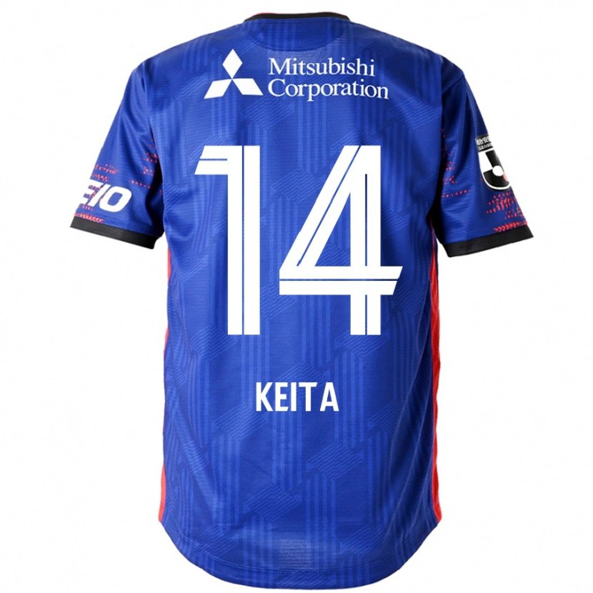 Danxen Homem Camisola Keita Yamashita #14 Azul Royal Branco Principal 2025/26 Camisa