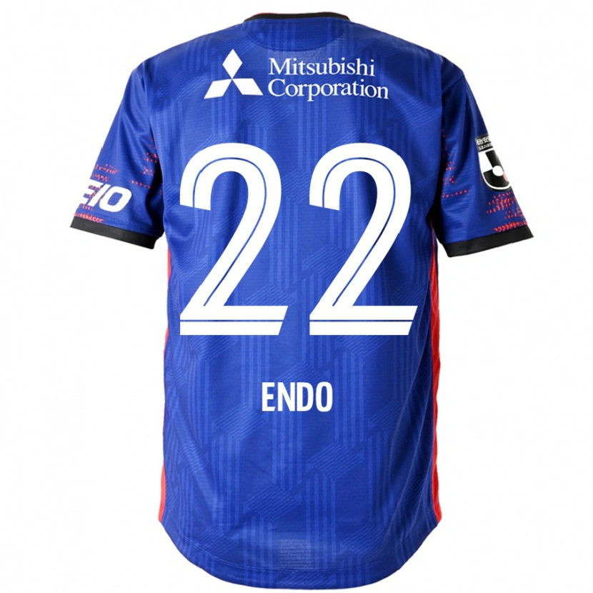 Danxen Homem Camisola Keita Endo #22 Azul Royal Branco Principal 2025/26 Camisa