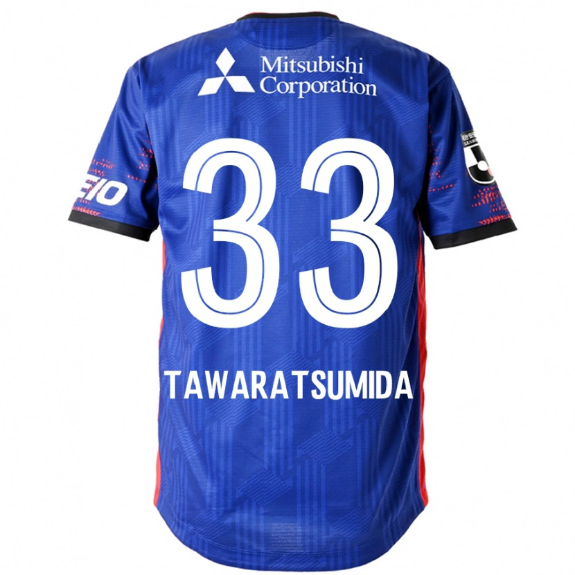 Danxen Homem Camisola Kota Tawaratsumida #33 Azul Royal Branco Principal 2025/26 Camisa