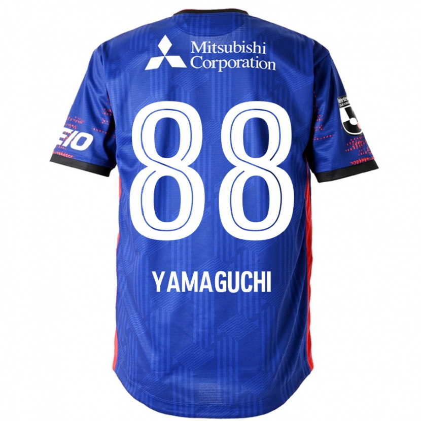 Danxen Homem Camisola Taiyo Yamaguchi #88 Azul Royal Branco Principal 2025/26 Camisa