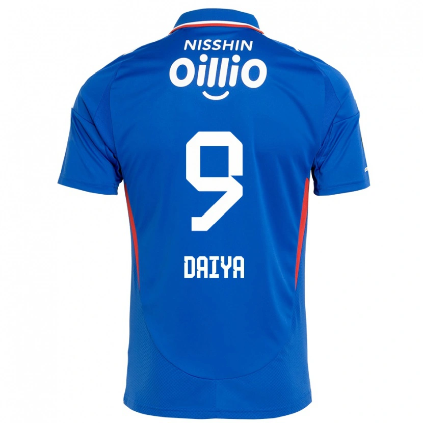 Danxen Homem Camisola Daiya Tono #9 Azul Royal Branco Principal 2025/26 Camisa